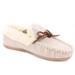 J. Crew Shoes | J. Crew Women's Cream Suede Lodge Moccasin Slippers | Color: Cream/Tan | Size: 5