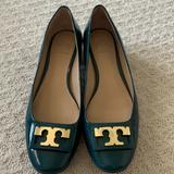 Tory Burch Shoes | Euc Tory Burch Hardly Seen Teal Patent Shoes. | Color: Green | Size: 8