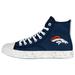 Men's FOCO Denver Broncos Paint Splatter High Top Sneakers