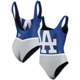 Women's FOCO Royal Los Angeles Dodgers Team One-Piece Bathing Suit