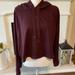 Athleta Tops | Athleta Women's Burgundy Long Sleeve Steady State Crop Sweatshirt Top | Color: Purple | Size: L