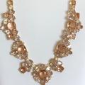 Kate Spade Jewelry | Kate Spade Make Me Blush Crystal Statement Necklace | Color: Gold/Pink | Size: Approx. 18.8" L