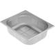 Bac Gn 1/2 Récipient Gastro Norm Bain-Marie Profondeur 100 Mm 6 l Perforé Inox - Argent