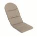 Wade Logan® Arns Sunbrella Outdoor 49" Adirondack Chair Cushion, Polyester in Gray/Brown | 2 H x 20.5 W in | Wayfair