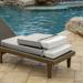 Highland Dunes Outdoor Chaise Lounge 3.5" Cushion Acrylic in Gray | 3.5 H x 21 W in | Wayfair 81032B1D516148B29868E64442AB8FBF