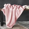 Plaid flanelle douceur rose 230x270cm