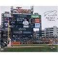 Spencer Torkelson Detroit Tigers Autographed 16" x 20" First At Bat Photograph with "MLB Debut 4-8-22" Inscription