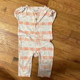 Jessica Simpson One Pieces | Jessica Simpson Baby Girl Bodysuit 12 Months | Color: Orange/White | Size: 12mb