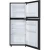 4.7-Cu. Ft. Dual-Door Compact Refrigerator/Freezer in Black Stainless Steel - Danby DCR047A1BBSL