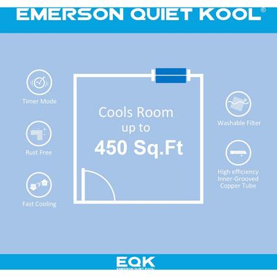 Emerson Quiet Kool 10000 BTU Window Air Conditioner with Wifi Controls - D2 EARC10RSE1H