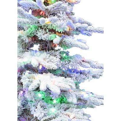 6.5-Ft. White Pine Snowy Artificial Christmas Tree...