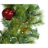 Set of 3 Holly Berry 20-In. Wreaths with Ornaments and 150 Battery-Operated LED Lights for Indoor and Outdoor Displays - Fraser Hill Farm FFHB020W-5GR