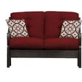 Ventura 4-Piece Fire Pit Chat Set in Crimson Red - Hanover VEN4PCFP-RED-TN