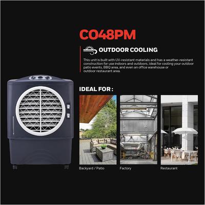 1062 CFM Indoor/Outdoor Evaporative Air Cooler (Sw...