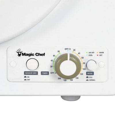 2.6-Cu. Ft. Compact Electric Dryer in White - Magi...