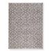 Brown/White 96 x 60 x 0.25 in Area Rug - LOOMY Hand-Knotted Wool Area Rug in Brown/Beige Wool | 96 H x 60 W x 0.25 D in | Wayfair LO-21-CROSB-5x8