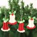 The Holiday Aisle® 4 Piece Finial Ornament Set Fabric in Red/White | 3.9 H x 3.1 W x 1 D in | Wayfair C3ABD48CC3CF46A7B4F6DB0574054CAF