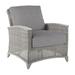 Summer Classics Astoria Woven Lounge Chair Wicker/Rattan in Gray | 35.75 H x 32 W x 35.625 D in | Outdoor Furniture | Wayfair 355524+C511H6343W6343