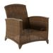 Summer Classics Astoria Woven Lounge Chair Wicker/Rattan in Brown | 35.75 H x 32 W x 35.625 D in | Outdoor Furniture | Wayfair