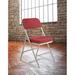 National Public Seating 3200 Series Fabric Padded Folding Chair Fabric in Red | 32 H x 18.75 W x 20.75 D in | Wayfair #3218