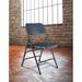 National Public Seating 300 Series Metal Folding Chair in Blue | Wayfair 304