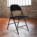 National Public Seating 50 Series Metal Folding Chair Metal in Black | Wayfair #510