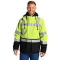 CornerStone CSJ502 ANSI 107 Class 3 Waterproof Ripstop 3-In-1 Parka Jacket in Safety Yellow size Medium | Polyester