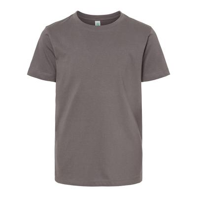 SoftShirts 402 Youth Organic T-Shirt in Graphite Grey size XS | Cotton
