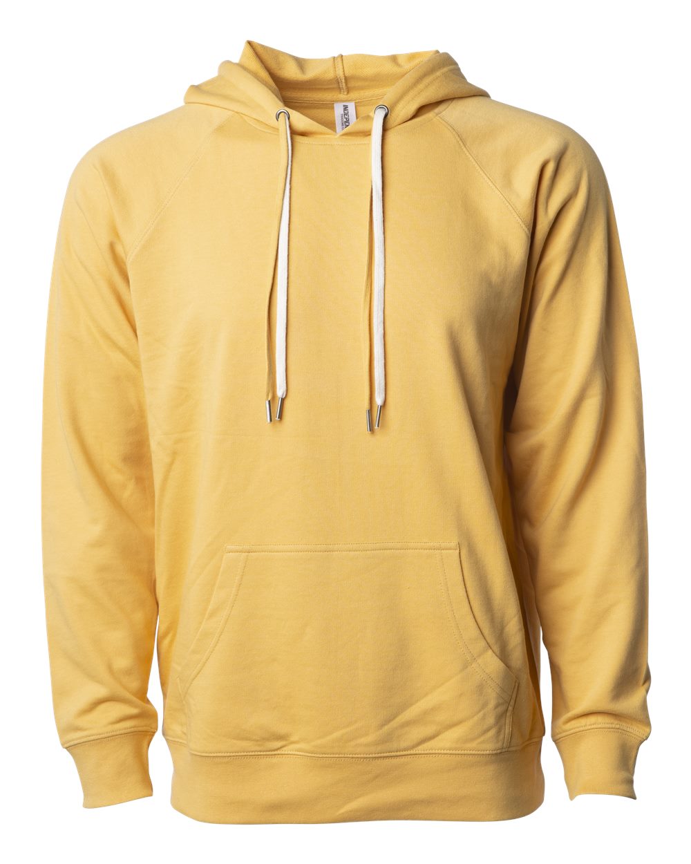Independent Trading Co. SS1000 Icon Lightweight Loopback Terry Hooded Sweatshirt in Harvest Gold size 2XL | Cotton/Polyester Blend