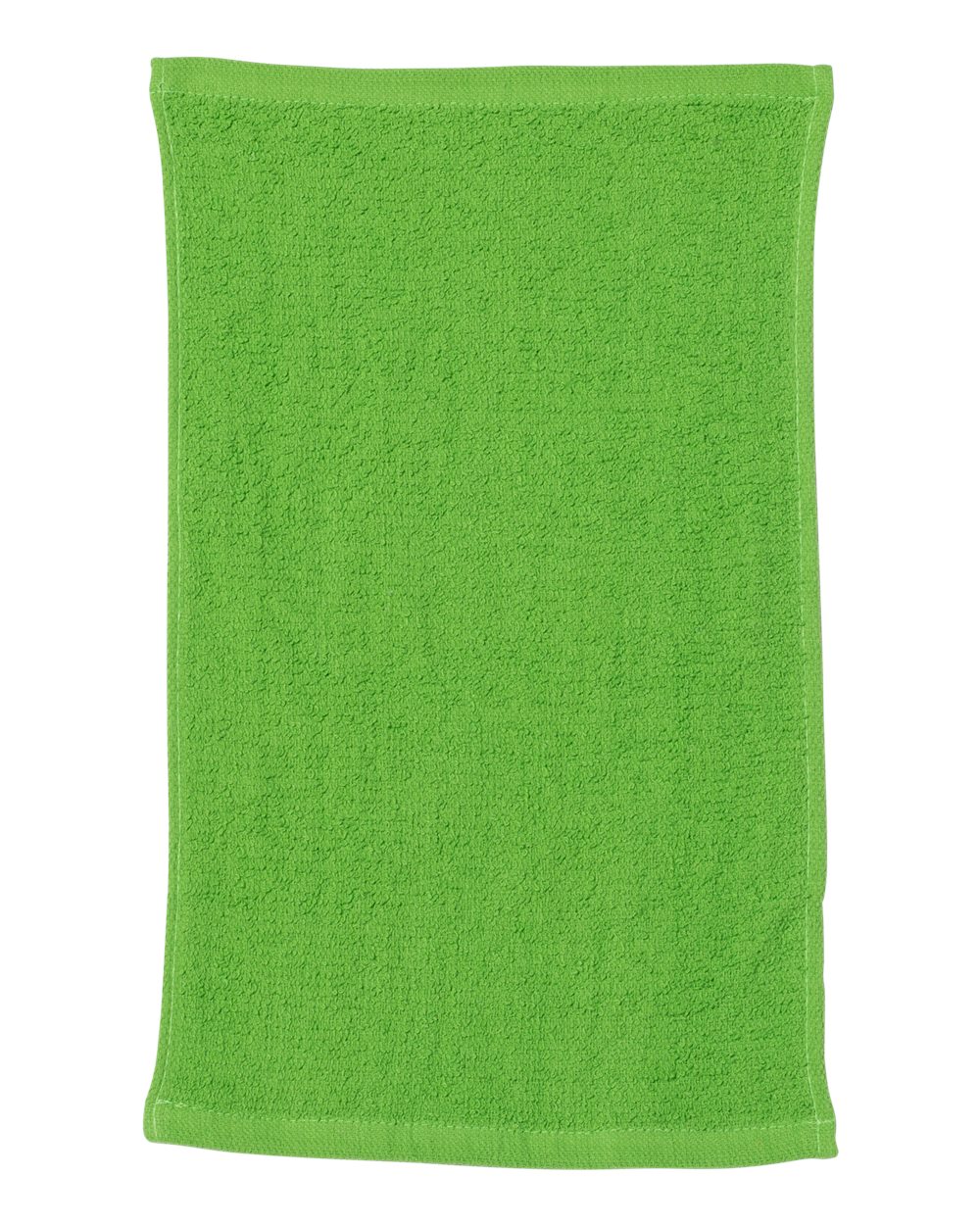 Q-Tees Q00T18 Budget Rally Towel in Lime | Cotton Terry Velour T18