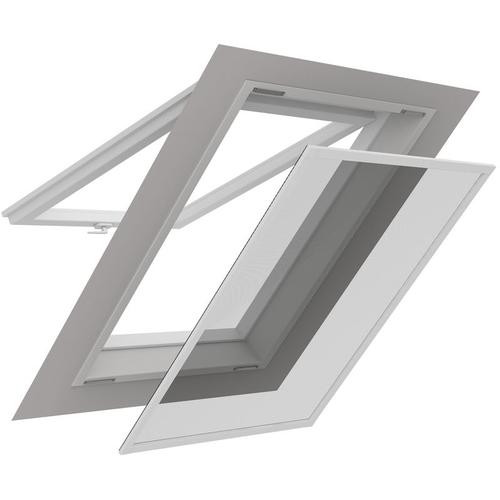 proheim Alumium Dachfenster Fliegengitter 140 x 170 cm weiß easyLINE