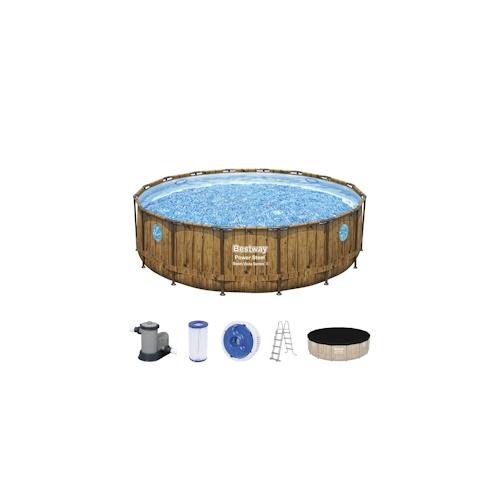 Rattanoptik Power Steel™ Swim Vista Series™ II Frame Pool Set 4.88 m x 1.22 m