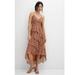 Anthropologie Dresses | Anthropologie Hutch Polka Dot Tiered Wrap Maxi Dress. Nwot | Color: Brown/Cream | Size: Various