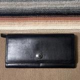 Coach Bags | Coach Black Leather Long Wallet Purse | Color: Black | Size: Os