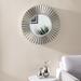 Hessmer Round Decorative Mirror by SEI Furniture in Silver