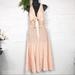 Free People Dresses | Free People Front Bow Tie Dress Size Small | Color: Orange | Size: S