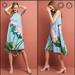 Anthropologie Dresses | Nwt Anthropologie Photorealistic Silk Dress | Color: Blue | Size: Various
