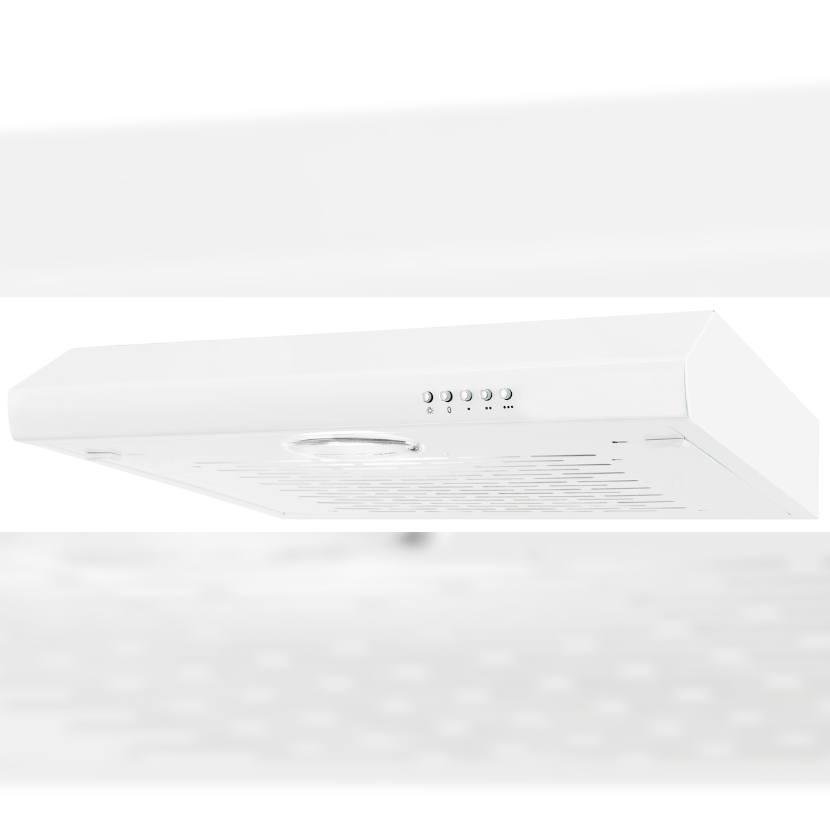 Exquisit UBH 08-2.1 we Unterbauhaube - Ab- und Umluft-Betrieb, 60er Breite, Weiß Image