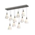 Hubbardton Forge Mobius 45 Inch 10 Light LED Linear Suspension Light - 131202-1008