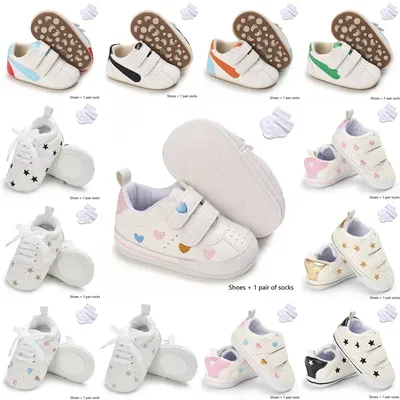 Chaussures en cuir pour bébé souliers pour enfant nouveau-né garçon fille premiers pas