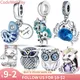 Breloques de la série caméléon en argent regardé 925 pour femme convient au bracelet Pandora