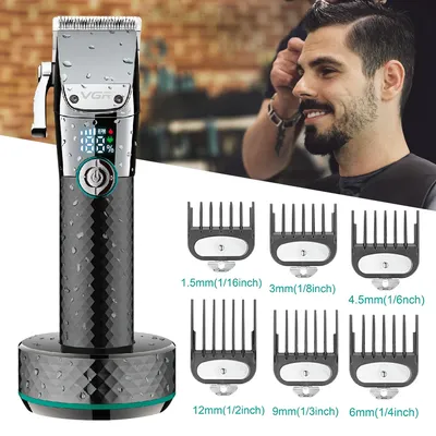 Tondeuse à cheveux professionnelle pour hommes tondeuse à barbe Rechargeable Machine de coupe de