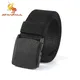 JIFANPAUL-Ceinture en nylon automatique pour homme ceinture militaire masculine sangle de taille