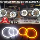 Kit Angel Eyes Halo Ring Turn Light pour Volkswagen Blanc Jaune Touriste Coton VW Golf MK4