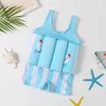 Maillot de bain à rayure flottante pour enfants maillot de bain une pièce flottabilité dessin