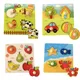 Puzzles en bois Montessori pour enfants jouets pour bébés jeux pour enfants 1 2 3 ans