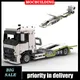 MOC Transporter Truck Allongé Trainer importer Night Traffic City Vehicles Toy Assemblé par la