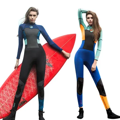 Hisea – combinaison de plongée en néoprène pour femmes 1.5MM une pièce à manches longues