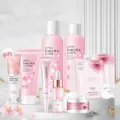 Sakura-Kit de produits pour le visage ensemble de soins de la peau nettoyant pour le visage crème