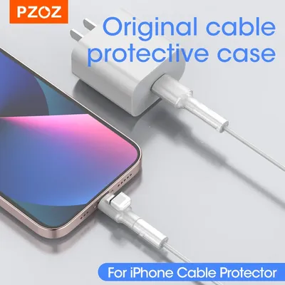 PZOZ – enrouleur de câble de Protection USB Original pour iPhone 13 12 MINI 11 Pro XS Max XR SE